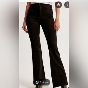 Abercrombie & Fitch Ultra High Rise Flare - Black 26